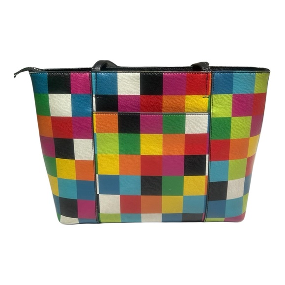 Karl Lagerfeld Blue/Black Multi Color "Karl & Cat" Tote Bag - Picture 4 of 11